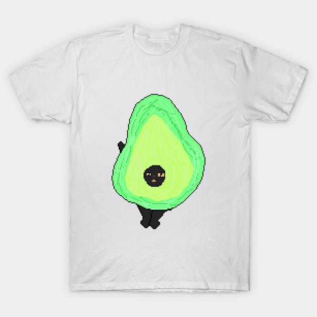 Avacado Cat T-Shirt by Spiritpotato